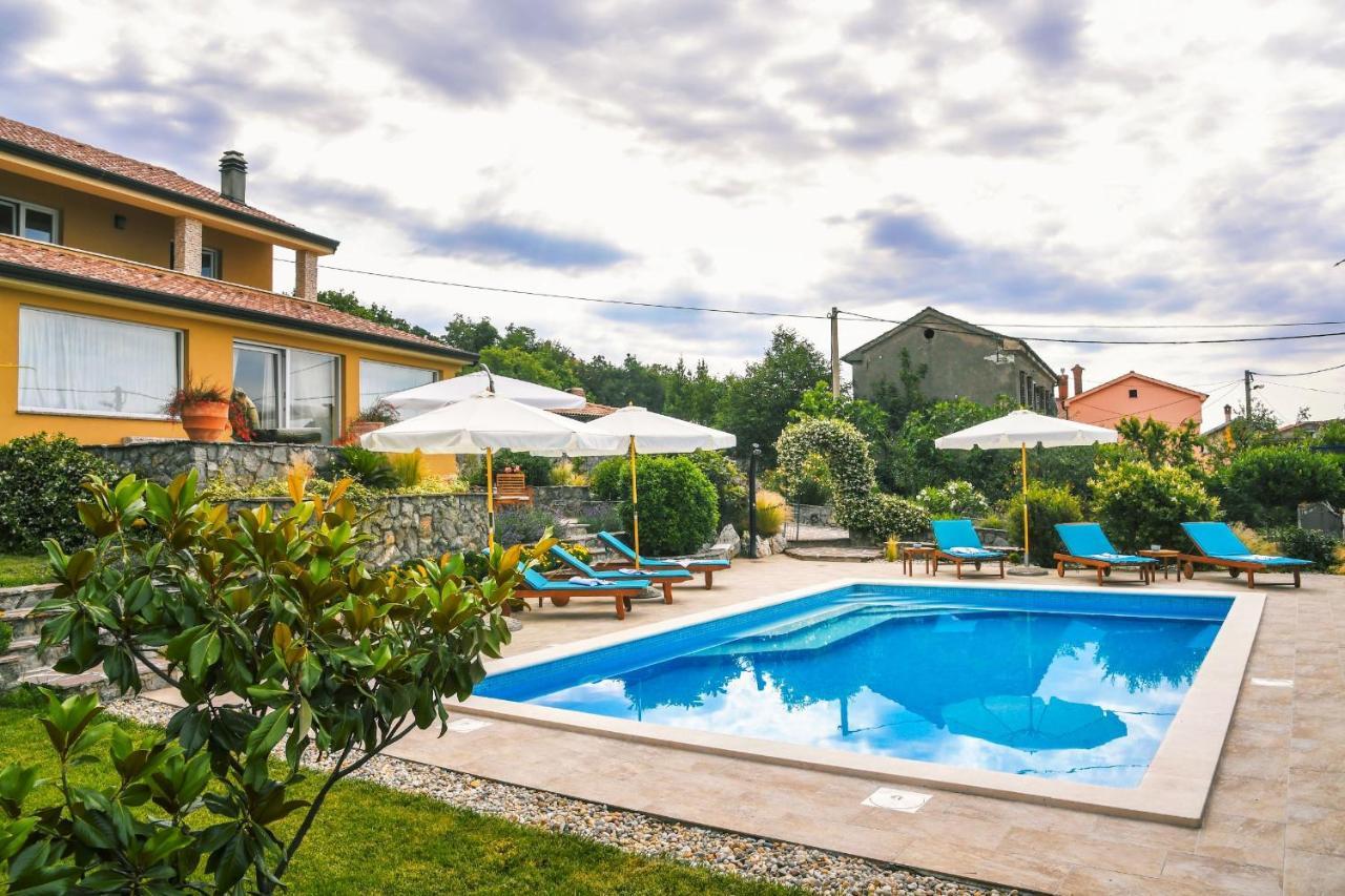 *****Pool House With Beautiful Seaview,Big Garden And Old Tavern***** Рієка Екстер'єр фото