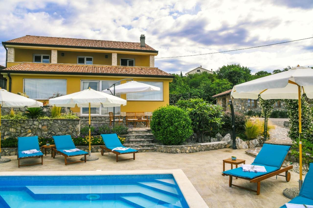 *****Pool House With Beautiful Seaview,Big Garden And Old Tavern***** Рієка Екстер'єр фото