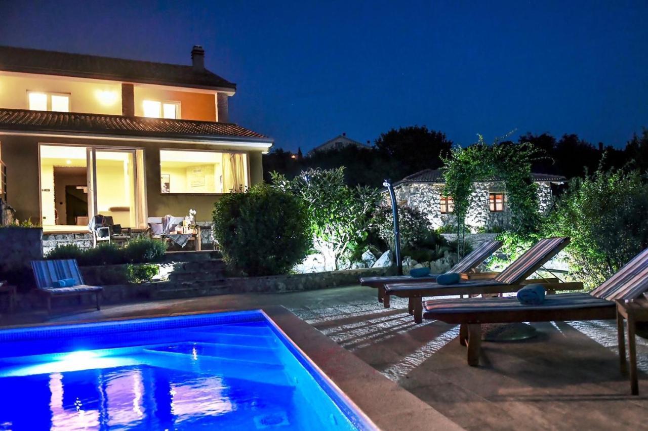 *****Pool House With Beautiful Seaview,Big Garden And Old Tavern***** Рієка Екстер'єр фото