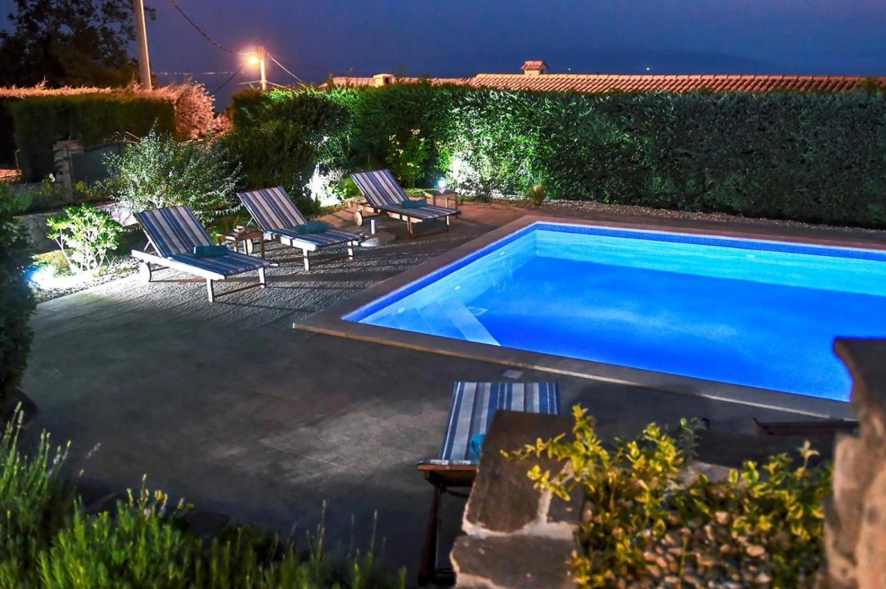 *****Pool House With Beautiful Seaview,Big Garden And Old Tavern***** Рієка Екстер'єр фото